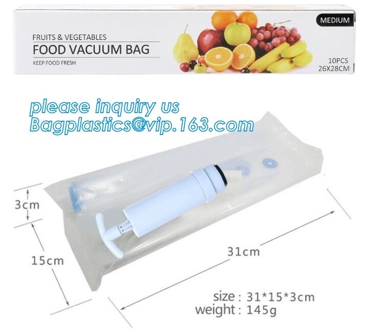 Большое 11" x 50' сумки крена хранения вкладчика еды уплотнителя вакуума товарного сорта, закуска сумки вакуума упаковывая/пластиковое gra еды