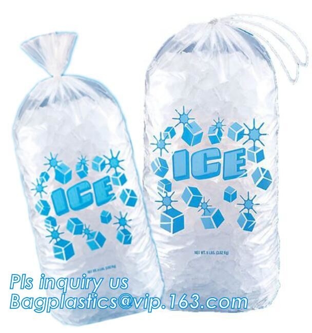 Drawstring Ldpe устранимый пластиковый сумки льда 10 Lb, сумка льда Drawstring многоразового качества еды УПРАВЛЕНИЯ ПО САНИТАРНОМУ НАДЗОРУ ЗА КАЧЕСТВОМ ПИЩЕВЫХ ПРОДУКТОВ И МЕДИКАМЕНТОВ безопасного пластиковая, сверхмощный c