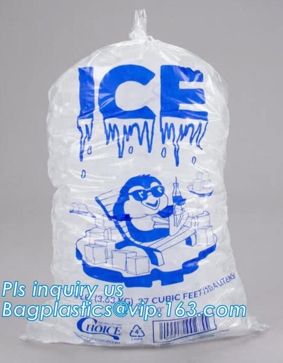 устранимая сумка льда, пластиковая сумка куба льда, сумка устранимого льда более крутая, сумки льда 8 lb калитки пластиковые, устранимые пластиковые wi