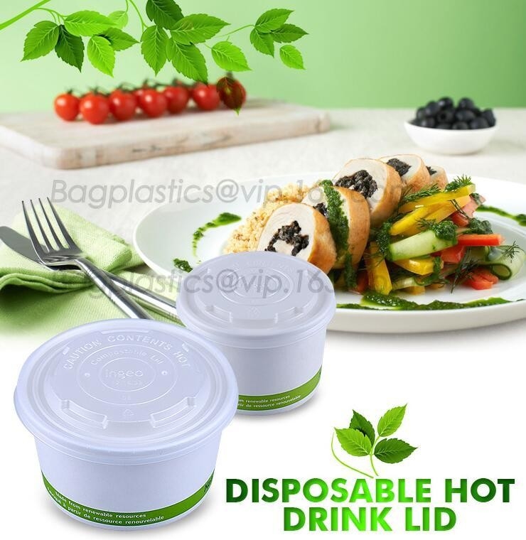 Крышки PLA compostable, BPI аттестовали compostable крышку кофейной чашки сделанную в Китае, кофейной чашке с крышкой CPLA