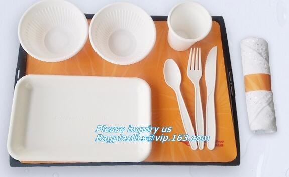TABLEWARE DINNERWARE БИО ECO PLA БАГАССЫ САХАРНОГО ТРОСТНИКА, КОНТЕЙНЕР ШАРА ПЛИТЫ ЧАШКИ, ПОДНОС БЛЮДА PLA, CULTERY BAGPLASTICS BAGEASE