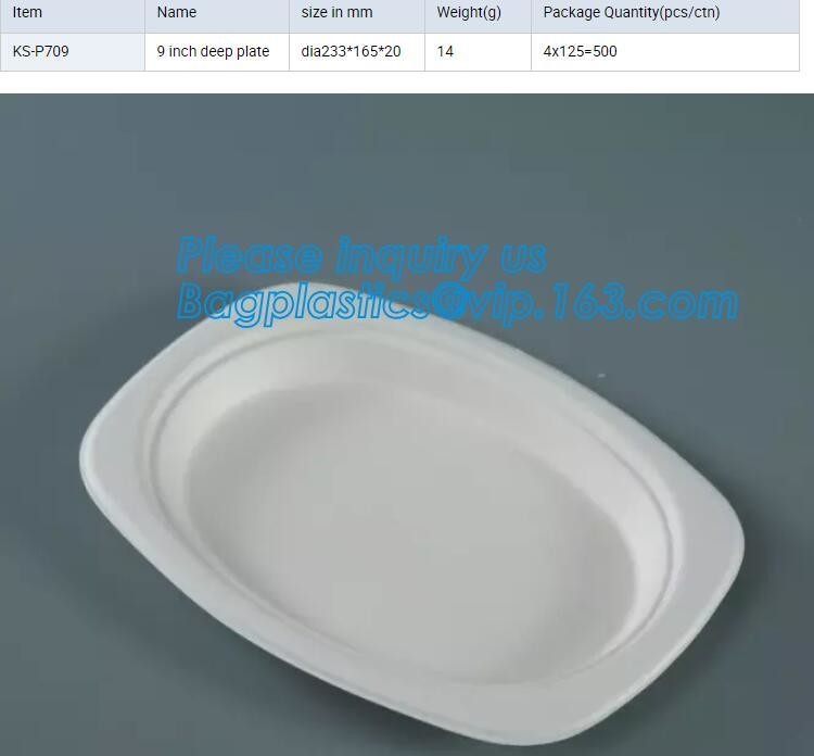 microwavable устранимая biodegradable салатница кукурузного крахмала, здоровый кукурузный крахмал b аттестации USDA tableware детей