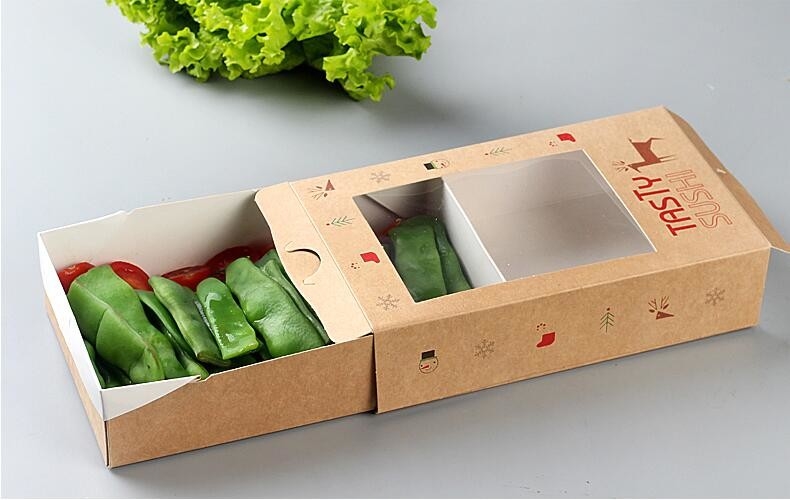 Оптовая устранимая takeout коробка для завтрака бумаги kraft упаковки еды, повторно использует таможню напечатала устранимое быстрое PA обеда kraft