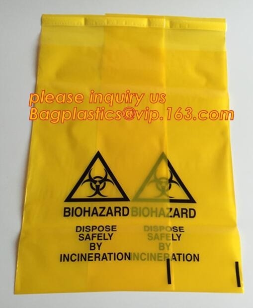 Дополнительная сумка отброса coreless крена interleaf мешка для мусора drawtape biohazard большой емкости пластиковая для пользы больницы, Industri