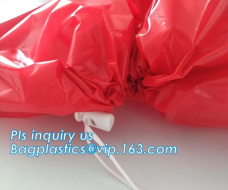 Сумка отброса сумок автоклава HDPE/LDPE/PP медицинская для отхода biohazard, желтеет с печатью медицинской сумки отхода biohazard