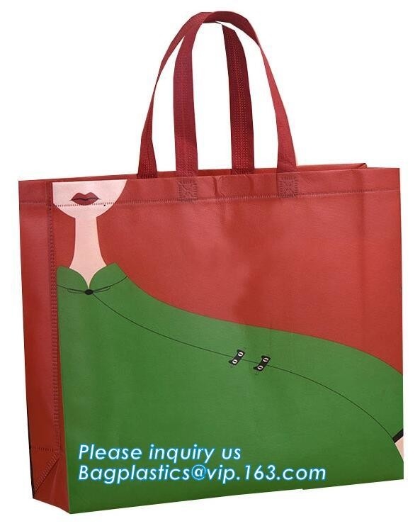 recyclable не сплетенная сумка/не сплетенная хозяйственная сумка/не weven сумка tote, полностью напечатанная ручка не w покупок супермаркета плода