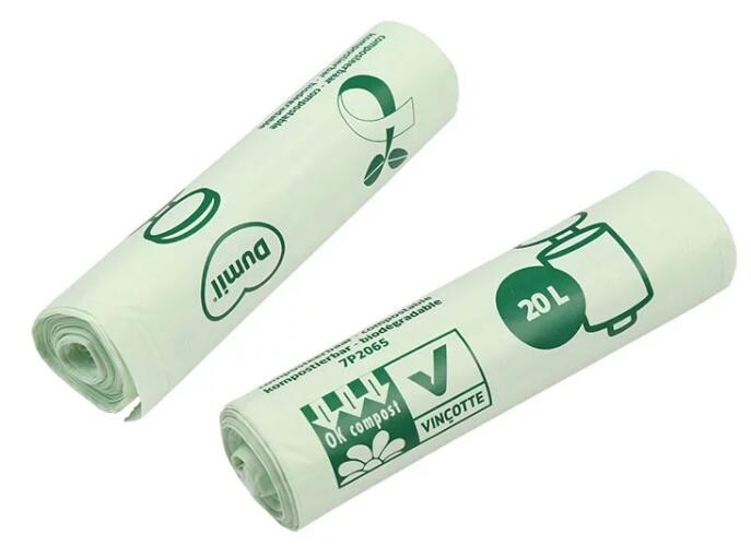 Сумка отброса 100% Biodegradable устранимая Compostable, мешок для мусора Biodegradable вкладыша ящика кухни Compostable плоский на Rol