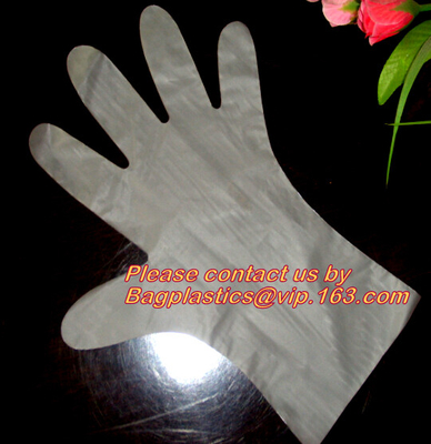 Wholesale gloves transparent plastic glove disposable clear pe medical glove,Food grade Oil resistant Glove PE CPE Dispo