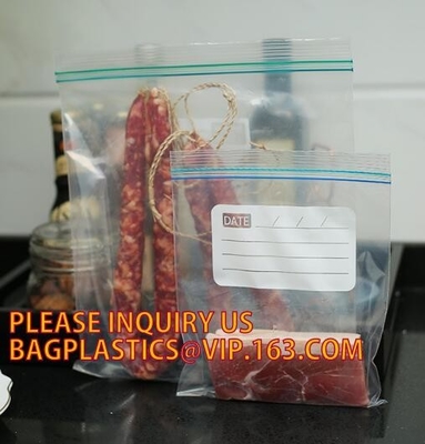 FDA LDPE k Gallon Slider Storage freezer Bags, custom printing mini k bags with apple brand, ROHS recyclable