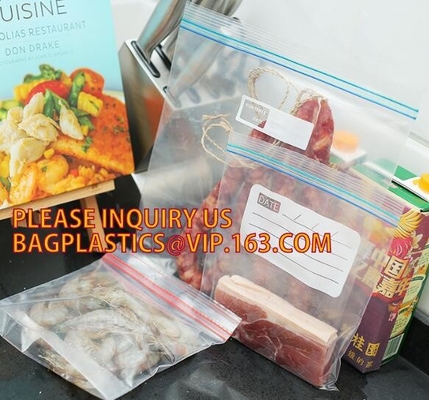 FDA LDPE k Gallon Slider Storage freezer Bags, custom printing mini k bags with apple brand, ROHS recyclable