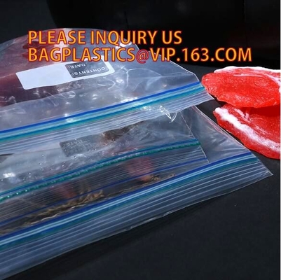 FDA LDPE k Gallon Slider Storage freezer Bags, custom printing mini k bags with apple brand, ROHS recyclable