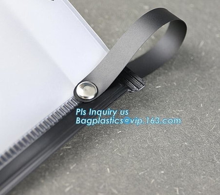 Eva Clear Vinyl Cosmetic Bag Slider Zipper Pencil Bag, Promotional Transparent Cosmetic PVC Bag Slider Zip Bags Clear Tr