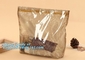 Vinyl Reclosable Makeup Storage Bag Cosmetic Pouch,Printed Vinyl Travel Cosmetic Bag Zipper PVC Pouch Bag