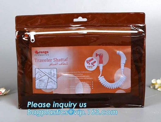 A5 Size Clear Plastic PP PVC Document File Bag With Zip Lock,PVC Bag Zippered PVC Mesh Bag EVA Document File Bag Bagease