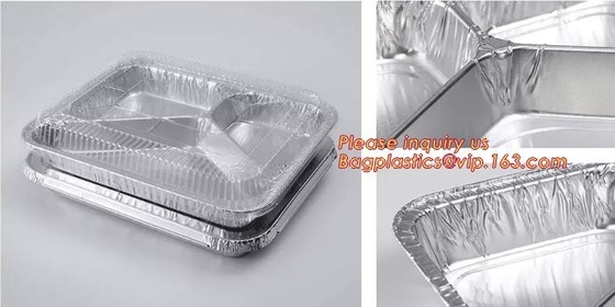 Household Aluminium Takeaway Containers Catering Party Meal Prep Freezer Drip Pans BBQ Potluck Holidays